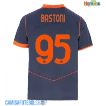 Camisa de time de futebol Inter Milan Alessandro Bastoni #95 Replicas 3º Equipamento 2025-26 Manga Curta